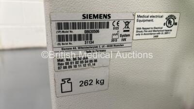 Siemens Siremobil Compact L C-Arm *Mfd - 2013* with Dual Flatscreen Image Intensifier *Software Version - 3VE00D*, Footswitch, Exposure Trigger and Key (Powers Up and Exposure Taken) *31134* - 8