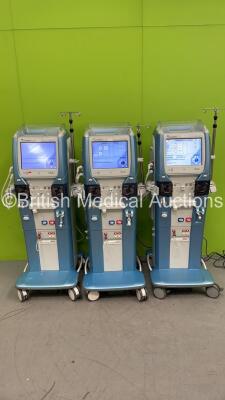 3 x Gambro Artis Dialysis Machines Running Hours 35713 / 29999 / 44914 (All Power Up) *FX014798 / FX014908 / FX007183*