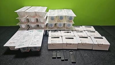 Mixed Lot Including 13 x Antmed High Pressure Syringe (All Expired), 11 x Disposable MRI Kit For 65/115 MR (All Expired) and Various Size of CareFusion V.Muller Mcculloch Narrow Muscle Blades (See Photos)