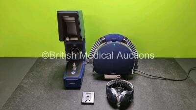 Aurical Aud Fitting Audiometer (Powers Up) with Aurical HIT 1082 Hearing Instrument Test Box and Aurical FreeFit Hearing Aid Fitter with Accessories *SN 409622 / 400639 / 397617*