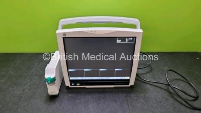 GE Carescape B450 Monitor *Mfd 2018* (Powers Up) with GE E-sCO-00 Module with Pro+ Water Trap *Mfd - 2020* **SN SNE18060087HA / SGV20241178HA**