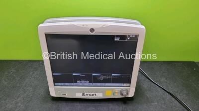 GE Carescape B650 Touch Screen Patient Monitor *MFD 2011* (Powers Up, Damage to Light Cover - See Photo) *SN SW11100031HA*