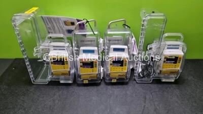 4 x CME 545 Bodyguard Epidural Pumps in Cases *Mfd 2022 / 2013 / 2012* (All Power Up) *SN CV22530 / CV23571 / CV23658 / CV11217*