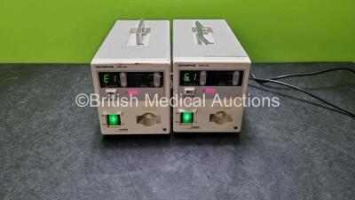 2 x Olympus HPU-20 Heat Probe Units (Both Power Up with E1 Message)