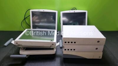 3 x GE Carescape B850 Monitoring System Including 4 x D19KT Display / Monitors