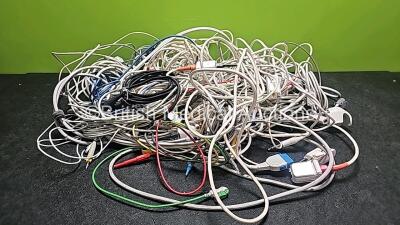 Job Lot of Various Patient Monitoring Cables