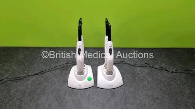 4 x Kerr Demi+ Curing Lights with 2 x Charging Docks (Both Power Up) and 2 x Power Supplies *SN 760020744 / 760026668*