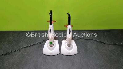 4 x Kerr Demi+ Curing Lights with 2 x Charging Docks (Both Power Up) and 2 x Power Supplies *SN 76002473 / 760024806*