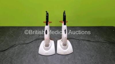 4 x Kerr Demi+ Curing Lights with 2 x Charging Docks (Both Power Up) and 2 x Power Supplies *SN 760024830 / 760017170*