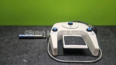 Mixed Lot Including 1 x Stryker 6400-034-000 RemB Electric Sagittal Saw Handpiece 1 x Medtronic Footswitch Ref EF200 *SN 1911924193 / AFCL7086*