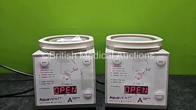 2 x Armstrong Medical AquaVENT AMHH-2600A Respiratory Humidifier Units (All Power Up)