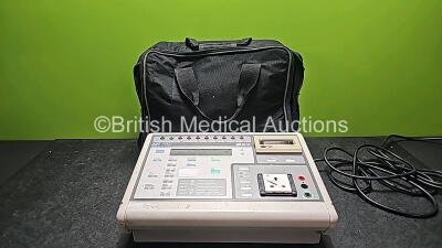 Bio-Tek 601 Pro International Safety Analyzer Version 3.05 with Power Supply in Bag (Powers Up and Cracked Casing - See Photo)