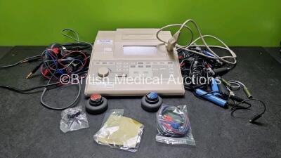 GSI 38 Auto Tymp Unit (Powers Up) with Power Supply, Audiometry Headphones and Accessories