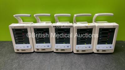 5 x Mindray Datascope Duo Patient Monitors with SPO2 and BP Options (All Power Up)