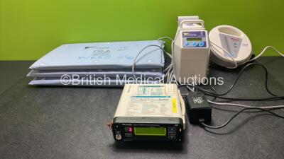 Mixed Lot Including Ohmeda Biox 3740 Pulse OxiMeter (Powers Up), 1 x Biegler BW685 Blood Warmer (Powers Up - Damaged), and 1 x Inspiration CosyTherm Unit with 3 x Cushions (Powers Up)