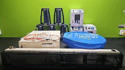 Mixed Lot Including 1 x Pentax ISC-OU1000 (No Power), 1 x Thermo Science SLS Stainer, 3 x Scope Tech DF Pumps and 2 x Medivator Manual Processing Trays and 5 x 3M Electronic Test System Sensing Units