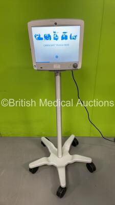 GE Carescape B650 Patient Monitor with GE Patient Data Module Ref 2016793-002 with ECG, Temp/Co, P1/P3, P2/P4, SPO2, NIBP and Defib/Sync Options (Powers Up) *S/N SK416471028HA*