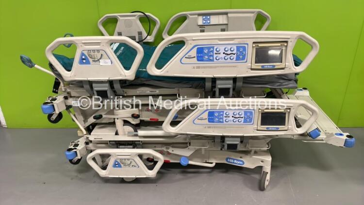 2 x Hill-Rom TotalCare Electric Hospital Beds with 1 x Mattress (No Power - Water Damaged)