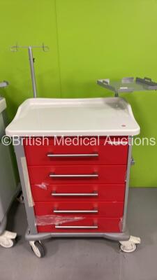 2 x MedStar Drawer Carts/Crash Trolleys - Unused - 2