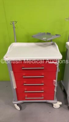 2 x MedStar Drawer Carts/Crash Trolleys - Unused - 3