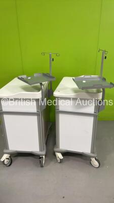 2 x MedStar Drawer Carts/Crash Trolleys - Unused - 4