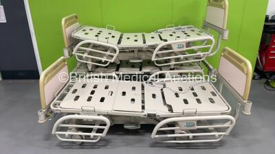 3 x Hill-Rom Electric Hospital Beds (All Power Up) *S/N HRP0065770 / HRP0066389 / HRP0065936*