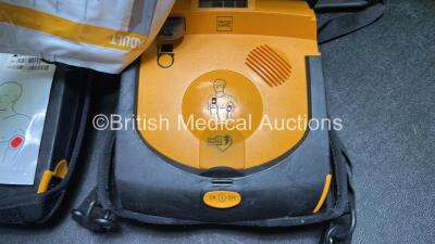 2 x Medtronic / Physio Control Lifepak CR Plus Defibrillators (Both Power Up) with 2 x Electrode Packs *Both Expired* in Carry Cases - 5