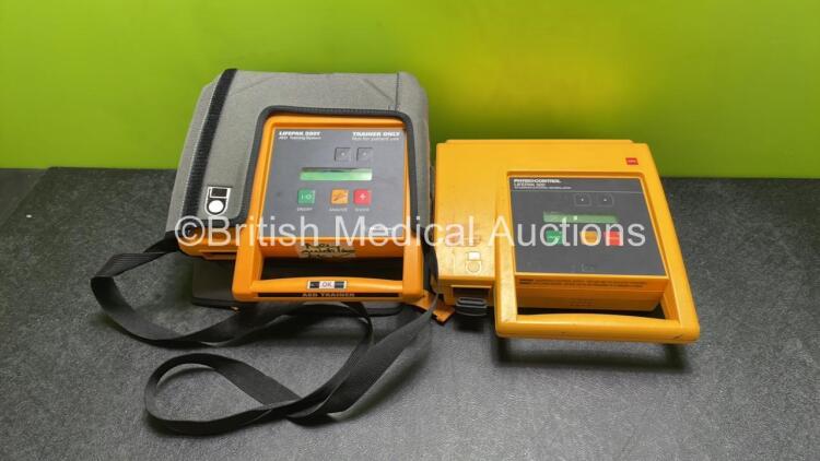 Job lot Including 1 x Physio Control Lifepak 500 Automated External Defibrillator in Carry Case (Untested Due to No Battery) and 1 x Lifepak 500T AED Training System in Carry Case