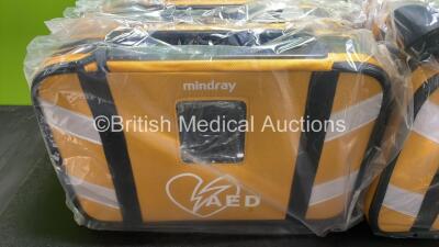 6 x Mindray AED Defibrillator Cases *Like New* **Stock Photo** - 2