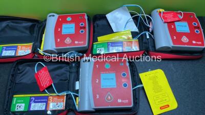 3 x Laerdal AED Trainer 2 Defibrillators in Carry Cases *SN NA* - 2