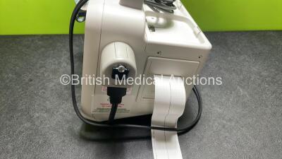 Philips Efficia DFM100 Defibrillator *Mfd 2018* with Pacer, ECG and Printer Options, 1 x Battery, 1 x Paddle Lead and 1 x 3 Lead ECG Lead (Powers Up) *SN CN32620475* - 6