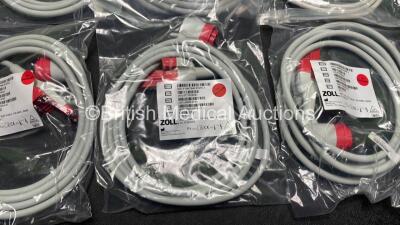 8 x Zoll Ref 8009-0749 R Series One-Step Cables - 3