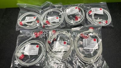 7 x Zoll Ref 8009-0749 R Series One-Step Cables - 2