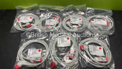 7 x Zoll Ref 8009-0749 R Series One-Step Cables - 2