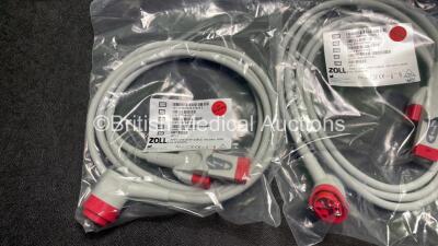 7 x Zoll Ref 8009-0749 R Series One-Step Cables - 3