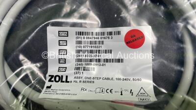 7 x Zoll Ref 8009-0749 R Series One-Step Cables - 4