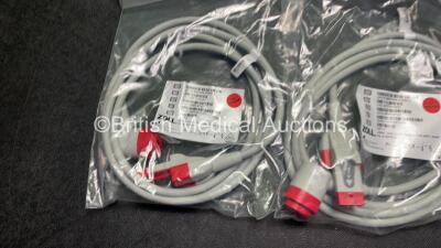 7 x Zoll Ref 8009-0749 R Series One-Step Cables - 3