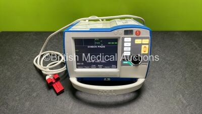 Zoll R Series Plus Defibrillator / Monitor (Powers Up) Including Pacer, ECG and Printer Options with 1 x Battery, 1 x Paddle Lead and Cable Management System *AF08L006317*