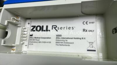 Zoll R Series ALS Defibrillator / Monitor (Powers Up) Including Pacer, ECG and Printer Options with 1 x Battery, 1 x Paddle Lead, 1 x ECG Lead and Cable Management System *AF08F005152* - 8