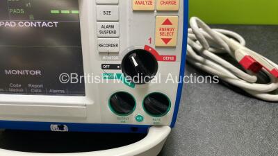 Zoll R Series ALS Defibrillator / Monitor (Powers Up) Including Pacer, ECG and Printer Options with 1 x Battery, 1 x Paddle Lead, 1 x ECG Lead and Cable Management System *AF08B003582* - 3