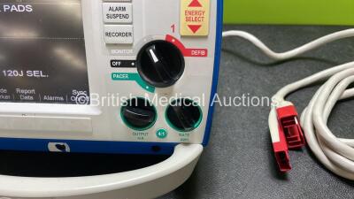 Zoll R Series ALS Defibrillator / Monitor (Powers Up) Including Pacer, ECG and Printer Options with 1 x Battery, 1 x Paddle Lead, 1 x ECG Lead and Cable Management System *AF08C004029* - 3