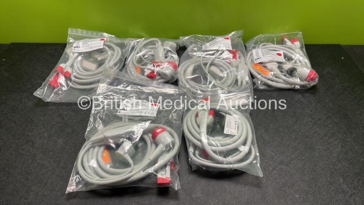 6 x Zoll One-Step Pacing Cables