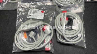 6 x Zoll One-Step Pacing Cables - 3