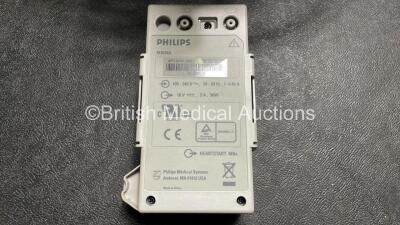 2 x Philips Heartstart MRx Defibrillators / Monitors Including ECG, and Printer Options (Both Power Up) with 1 x 3 Lead ECG Lead, 1 x Philips M3725A Test Load, 2 x Paddle Leads and 2 x Philips M3539A Modules - 8