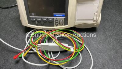 Philips Heartstart MRx Defibrillator / Monitor Including ECG, NIBP, SpO2 and Printer Options (Powers Up) with 1 x 3 Lead ECG Lead, 1 x Paddle Lead and 1 x Philips M3539A Module - 3