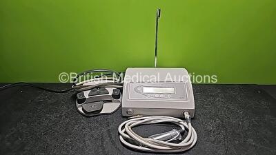 KaVo INTRAsurg 300 2.46 Dental Implant Drill Unit (Powers Up) with 1 x Footswitch and 1 x Intra S 550 Handpiece