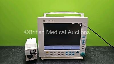 Datex-Ohmeda S/5 Compact Anaesthesia Type F-CM1 05 Monitor (Powers Up and Cracked Casing - See Photos) with 1 x GE E-CAiO Gas Module with D-fend Water Trap *SN 6634690 / 6635670* *G*