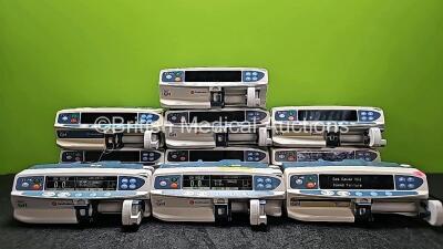 10 x CareFusion Alaris GH Syringe Pumps (All Power Up, 2 x Power Up with Blank Screen, 4 x Faulty Screens, 1 x Draws Power and 1 x Loose Screen - See Photos)