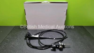 Olympus CF-Q260DL Video Colonoscope in Case - Engineer's Report : Optical System - No Fault Found, Angulation - No Fault Found, Insertion Tube - No Fault Found, Light Transmission - No Fault Found, Channels - No Fault Found, Leak Check - No Fault Found *S