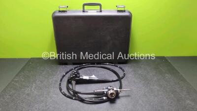 Olympus TJF-260V Video Duodenoscope In Case - Engineer's Report : Optical System - No Fault Found, Angulation - No Fault Found, Insertion Tube - No Fault Found, Light Transmission - No Fault Found, Channels - No Fault Found, Leak Check - No Fault Found *S